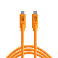 Tether Tools TetherPro USB-C to USB-C Orange 15 Feet (4.6m)