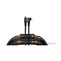 Tether Tools TetherPro Optima 10G USB-C 9.4m Straight to Right Black