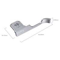 SmallRig Thumb Grip for Fujifilm X100VI / X100V Silver 4566