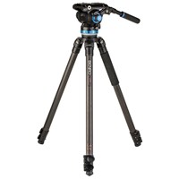 Benro C373F Carbon Fibre Video Kit S8PRO Head with 75mm Half Ball