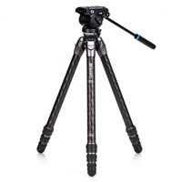 Benro Tortoise 34CLV Carbon Fibre Tripod With S4PRO Video Head Kit