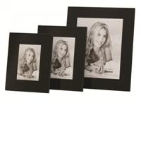 Kenro Black Glass 10x12 inch