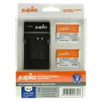 Jupio Kit 2xBattery Li-90B Li-92B 1270mAh and Single Charger