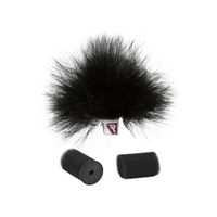 Rycote Black Ristretto Lavalier Windjammer single
