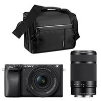 Sony A6400 Camera travel Twin lens kit 16-50 + 55-210 with Carry case