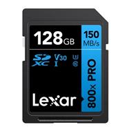 Lexar SDXC 800x 128GB PRO Blue Series UHS-1 V30 Read 150MB/s