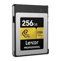 Lexar Professional 256GB CFexpress Type B Card Gold Series Open Box