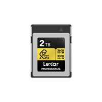 Lexar Professional GOLD 2TB CFexpress 4.0 Type B Card (3600MB/Sec)