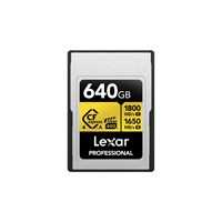 Lexar Professional GOLD 640GB CFexpress 4.0 Type A Card (1800MB/Sec)