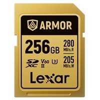 Lexar Professional GOLD 256GB ARMOR SDXC UHS-II V60 IP68 Steel
