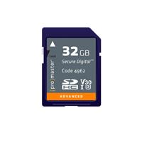 ProMaster Advanced 32GB SDHC V30 U3 Memory Card