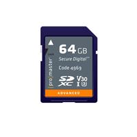 ProMaster Advanced 64GB SDHC V30 U3 Memory Card