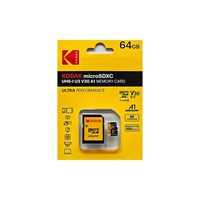 Kodak 64GB Micro SD UHS-I U3 V30 with Adapter