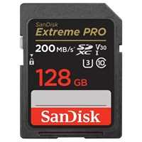 SanDisk 128GB Extreme PRO 200MB/s UHS-I SDXC Memory Card