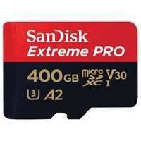 SanDisk 400GB Extreme PRO 200MB/s A2 UHS-I microSDXC with SD Adapter