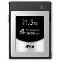 Wise Advanced CFX4-B1300PM2 1.3TB CFexpress 4.0 Type B PRO Memory Card