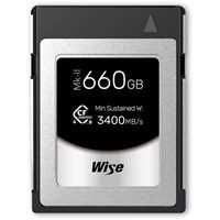 Wise Advanced CFX4-B660PM2 660GB CFexpress 4.0 Type B PRO Memory Card