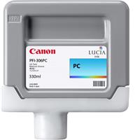 Canon PFI-306PC Photo Cyan Pigment Ink Tank Cartridge - 330ml