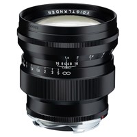 Voigtlander 75mm f1.5 VM ASPH Vintage Line Nokton Black Lens