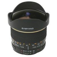 Samyang 8mm f/3.5 Asph IF MC Fisheye CS II DH Lens Nikon DX