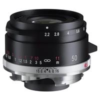 Voigtlander 50mm f/2.2 Color-Skopar VM Lens Black Open Box
