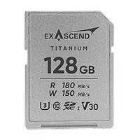 Exascend Titanium 128GB SDXC UHS-I V30 W150MB/s Memory Card