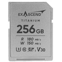 Exascend Titanium 256GB SDXC UHS-I V30 W150MB/s Memory Card