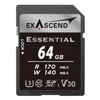 Exascend Essential 64GB SDXC UHS-I V30 W140MB/s Memory Card