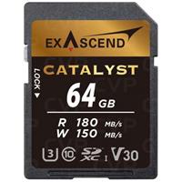 Exascend Catalyst 64GB SDXC UHS-I V30 W150MB/s Memory Card