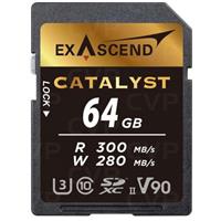 Exascend Catalyst 64GB SDXC UHS-II V90 W280MB/s Memory Card