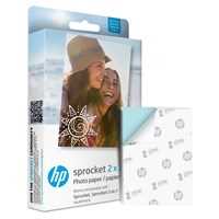 Zink Sprocket 2x3 Inch Premium Zink Sticky-Back Photo Paper 20 Sheets