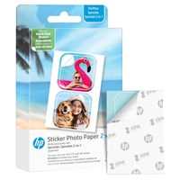 HP Sprocket 2x3 Inch Premium Zink Pre-Cut Sticker Paper 30 Sheets