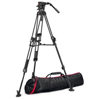 Manfrotto 526 Pro Video Head with 645 Fast Twin Alu Tripod