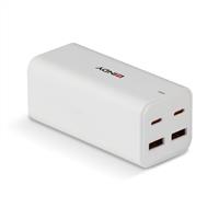 Lindy 100W 4-Port USB Type A & C GaN Wall Charger
