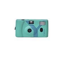 YASHICA MF-1 Snapshot Art Camera Y Edition Turquoise with 1 Film 400/24
