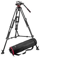 Manfrotto 546B Aluminium Twin Leg Tripod and 502 Fluid Head Kit