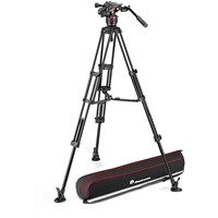 Manfrotto MVK608TWINMA Nitrotech 608 Head and Aluminium Twin Leg Middle Spreader