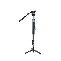 Sirui P-424FL Carbon Fibre Monopod with Stand and VH-10 Video Head