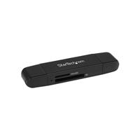 StarTech SDMSDRWU3AC card reader USB 3.2 Gen 1 (3.1 Gen 1) Type-A/Type-C Black