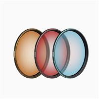 PolarPro Radial Gradient Filter 3-Pack (Red, Orange, Blue) 82mm