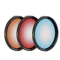 PolarPro Radial Gradient Filter 3-Pack (Red, Orange, Blue) Helix
