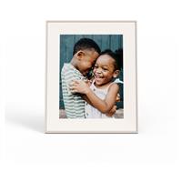 Aspen Digital Picture Frame by Aura Clay with Paper Mat