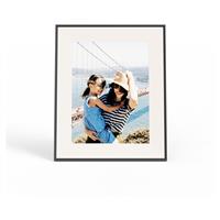 Aspen Digital Picture Frame by Aura Ink (Black) with Paper Mat Open Box