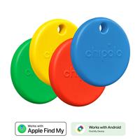 Chipolo POP Tracking Tag 4 Pack Red/Blue/Yellow/Green