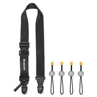 Vanguard Connect Quick Adjust Webbing Neck Strap Black