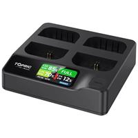 Accsoon 100W 4-Bay LP-E6 Fast Charger