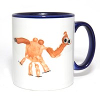 Instore Inner Rim Colour Mug - Blue