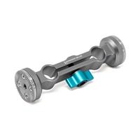 Kondor Blue 15mm ARRI Rosette Dual Rod Clamp Grey