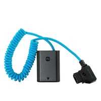 Kondor Blue D-Tap to Sony a7S III NP-FZ100 Dummy Battery Cable Blue