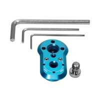 Kondor Blue Mini Quick Release Plate Male Plate Only Blue